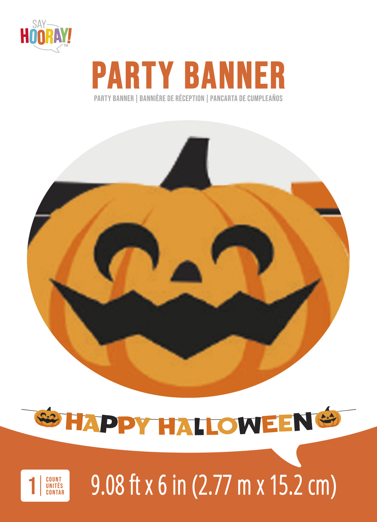 Halloween Decor Party Banner