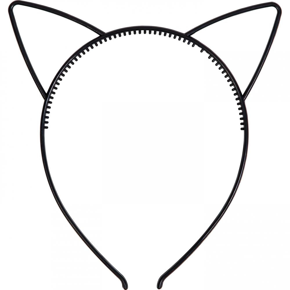 48 pc Bulk Halloween Cat Ears Plastic Headband