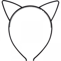 48 pc Bulk Halloween Cat Ears Plastic Headband
