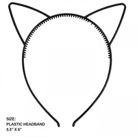 Halloween Cat Ears Plastic Headband (Case of 48) by Creative Converting