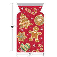Christmas Decor Gingerbread Treat Bags (12/Pkg)
