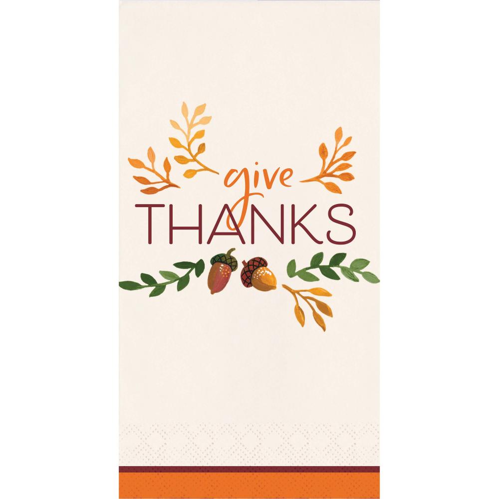 192 pc Bulk Fall Festivities Paper Guest Towel