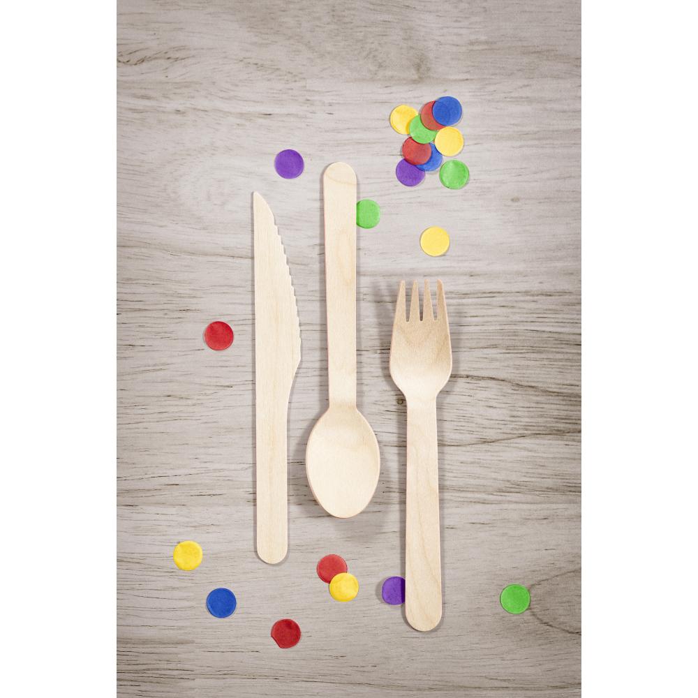 Natural Wooden Cutlery, Assorted (24 per Pkg) by Creative Converting