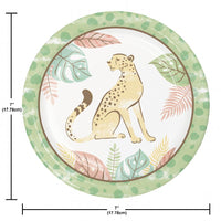 Safari Baby Paper Dessert Plate (Case of 96) by Creative Converting