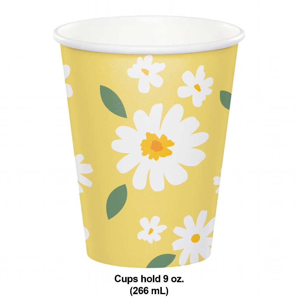 Sweet Daisy Hot/Cold Cup 9oz. (8 per Pkg) by Creative Converting