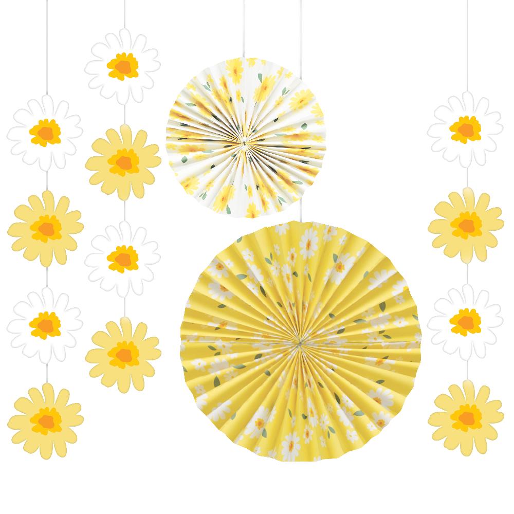 Sweet Daisy Hanging Décor Kit (5 per Pkg)