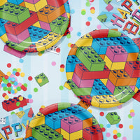 Block Bash Dinner Plate (8 per Pkg) by Creative Converting