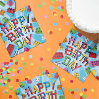 Block Bash Lunch Napkin (16 per Pkg) by Creative Converting