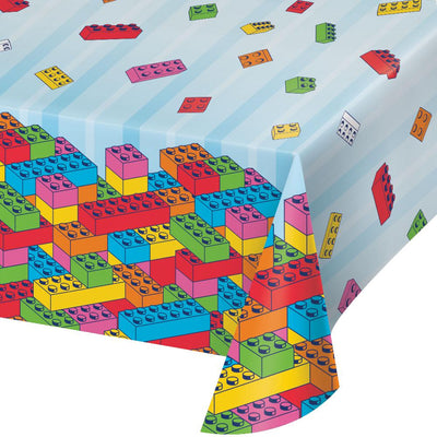 6 pc Bulk Block Bash Toy Blocks Paper Tablecloths