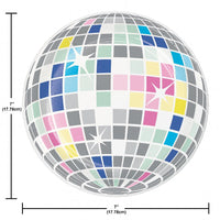 Birthday Beats Luncheon Plate, Disco (8 per Pkg) by Creative Converting