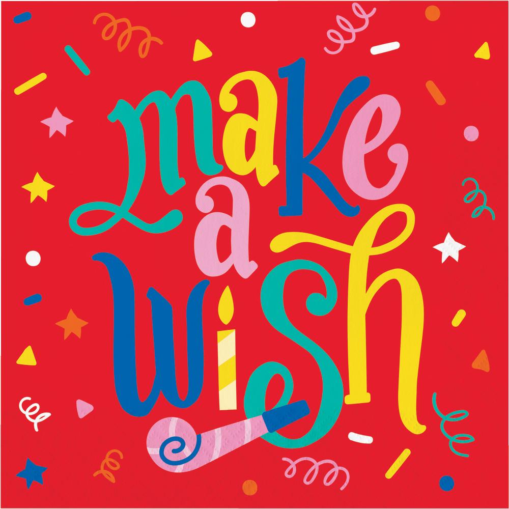 Hats Off Birthday Lunch Napkin (16 per Pkg) by Creative Converting