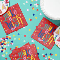 Hats Off Birthday Lunch Napkin (16 per Pkg) by Creative Converting