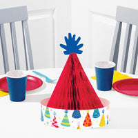 Hats Off Birthday Honeycomb Centerpiece (1 per Pkg) by Creative Converting