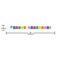 Hats Off Birthday Banner (1 per Pkg) by Creative Converting