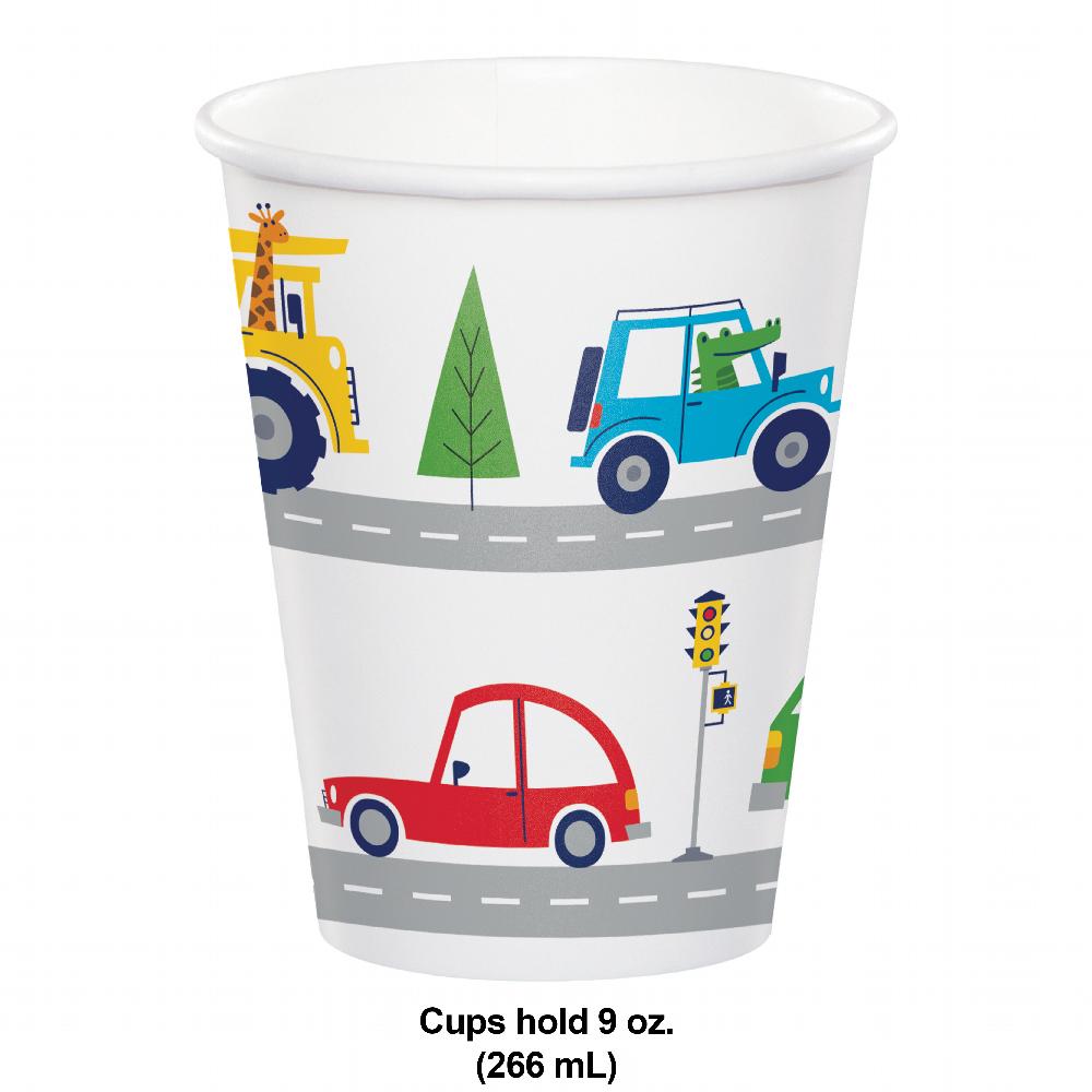 Transportation Time City Life 9 Oz Cups (Case of 96) by Creative Converting