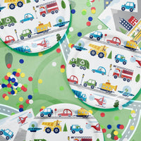 Transportation Time Dinner Plate (8 per Pkg) by Creative Converting