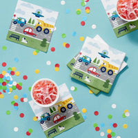 Transportation Time Beverage Napkin (16 per Pkg) by Creative Converting