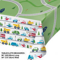 Transportation Time City Life Paper Tablecloths (Case of 6) by Creative Converting