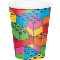 Block Bash Hot/Cold Cup 9oz. (8 per Pkg) by Creative Converting