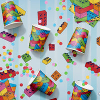 Block Bash Hot/Cold Cup 9oz. (8 per Pkg) by Creative Converting