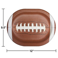 Touchdown Time Oval Platter (8 per Pkg)