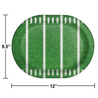 Game Time Oval Platter (8 per Pkg)