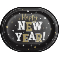 New Year's Eve Oval Platter (8 per Pkg)