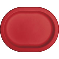 Classic Red Oval Platter (8 per Pkg) by Creative Converting