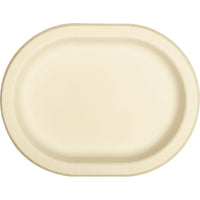 96 pc Bulk Ivory Paper Oval Platter