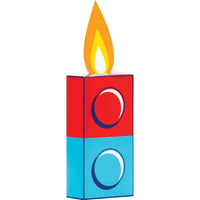 Block Bash Toy Blocks Centerpieces (Case of 6) by Creative Converting