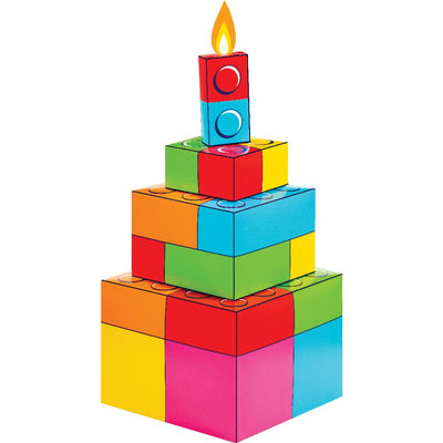 6 pc Bulk Block Bash Toy Blocks Centerpieces