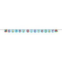 Block Bash Ribbon Banner Shaped (1 per Pkg) by Creative Converting