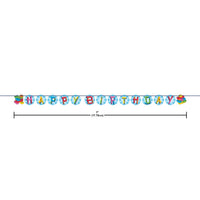 Block Bash Ribbon Banner Shaped (1 per Pkg) by Creative Converting