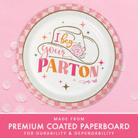 Dolly Parton I Beg Your Parton Dessert Plates (Case of 96) by Creative Converting