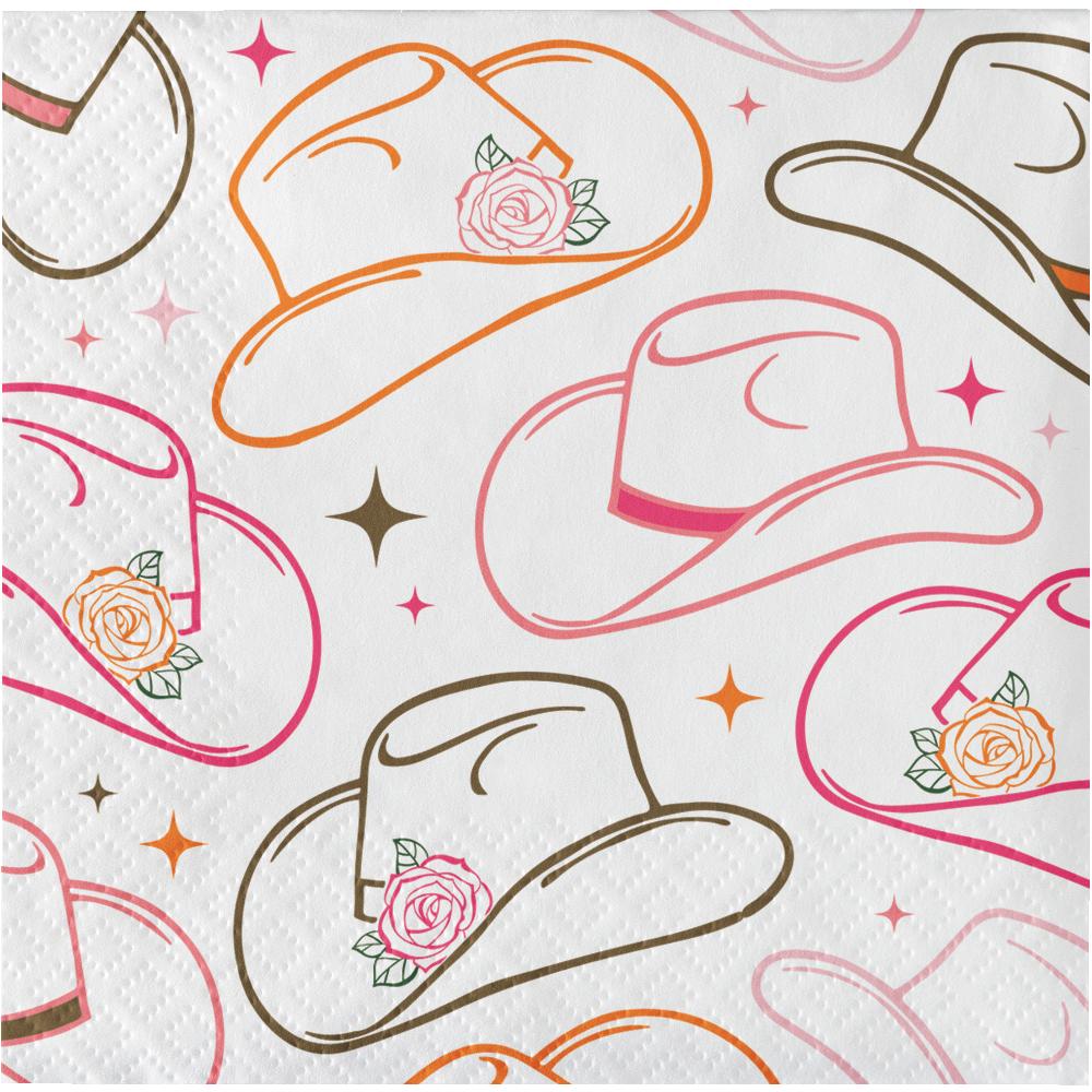 Dolly Parton I Beg Your Parton "Hats Off to You" Paper Beverage Napkins (Case of 192) by Creative Converting