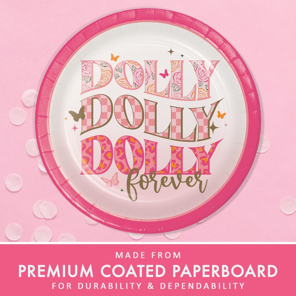 Dolly Parton I Beg Your Parton "Dolly Forever" Dessert Plates (Case of 96) by Creative Converting