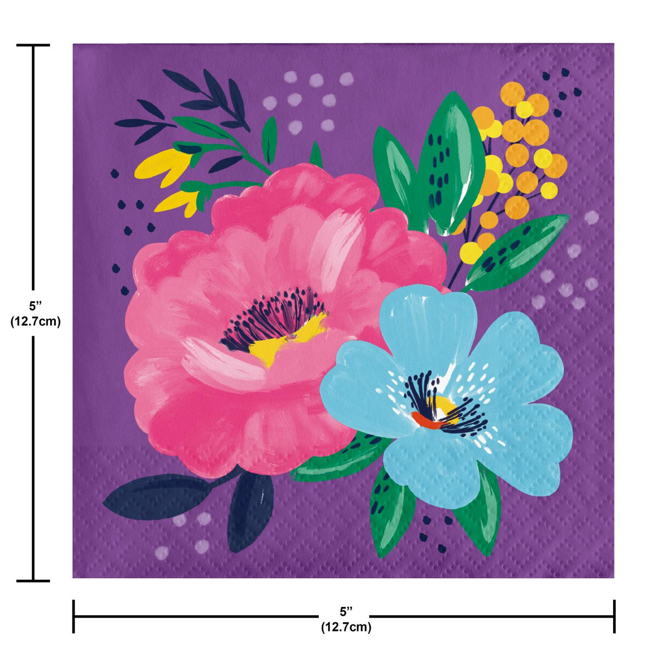 Pack of 16/Pkg Easter Beverage Napkin for Easter celebrations.