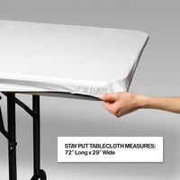 Stay Put Tablecover White, 29