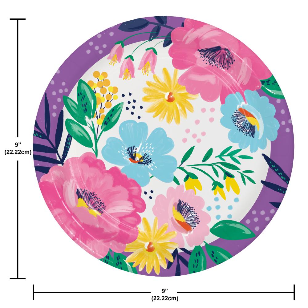 Easter-themed Easter 8.75" Dinner Plate with modern aesthetics, includes 8/Pkg.