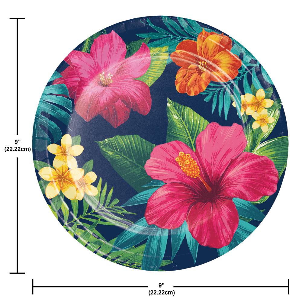 Tropic Time Dinner Plates 9" (8/Pkg)