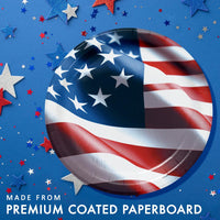 Freedom Flag 8.75 inch Paper Dinner Plate (8/Pkg)