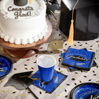 Stylish napkins for graduation parties, includes 36/Pkg, enhances any decor.