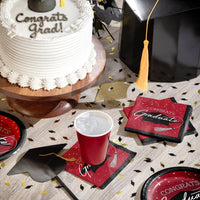 Graduation-themed napkins, contains 36/Pkg, designed to impress.