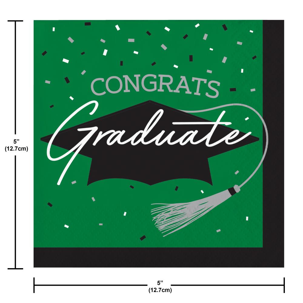 napkins designed for graduation celebrations, package of 36/Pkg.
