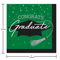 napkins designed for graduation celebrations, package of 36/Pkg.