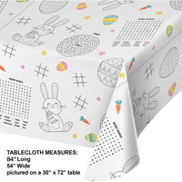 Kids Easter Plastic Tablecover 54
