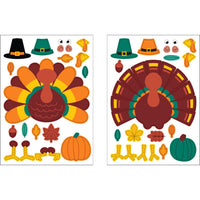 Thanksgiving Decor Turkey Stickers