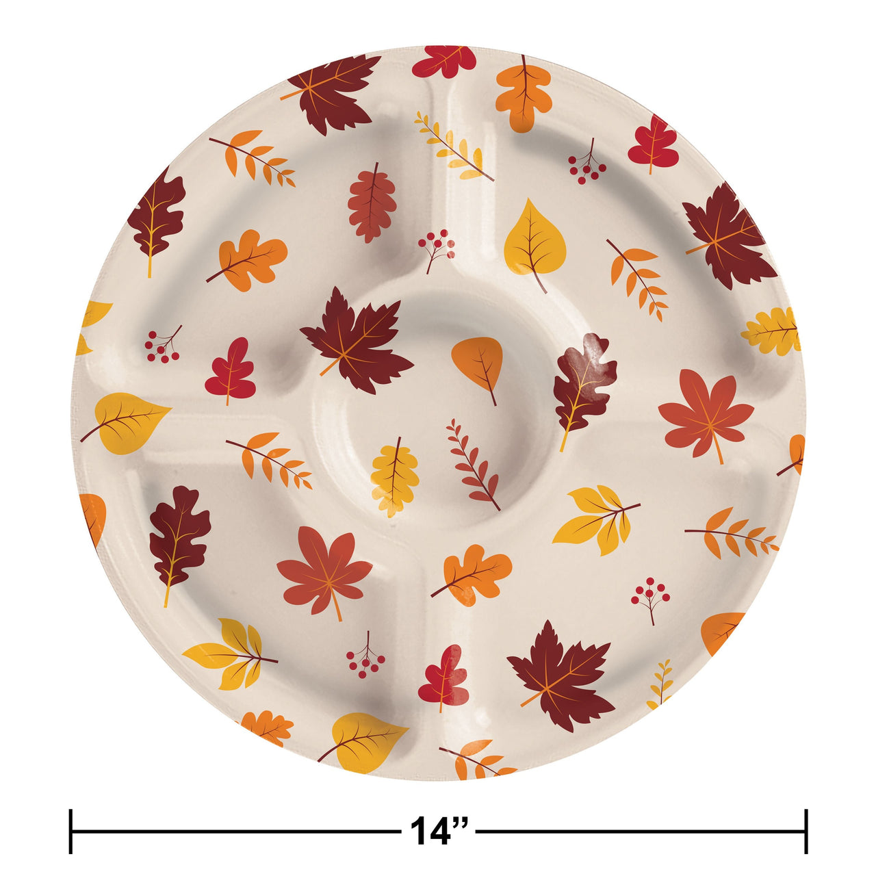 Thanksgiving Decor Fall Plastic Tray