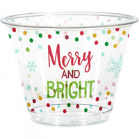 Christmas Plastic 9 oz. Tumbler (8/Pkg)