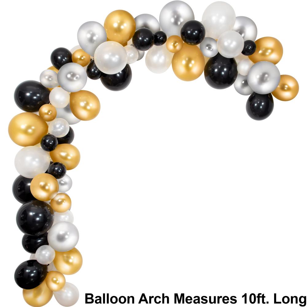New Year's Balloon Garland Kit 10ft  (77/Pkg)